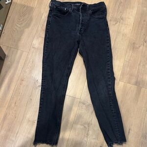 Denim Forum Black Skinny Jeans